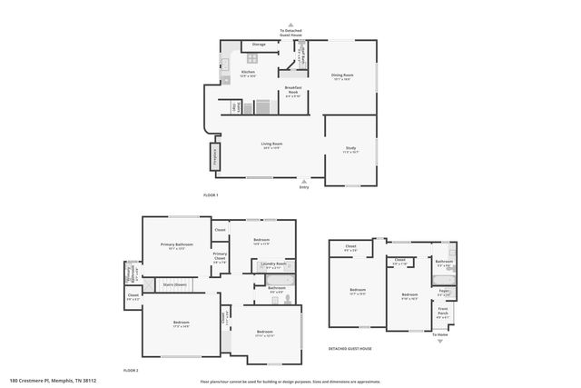 180 CRESTMERE PL, Memphis, TN 38112