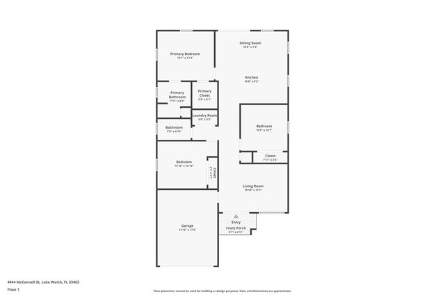 4944 Mcconnell Street, Lake Worth, FL 33463