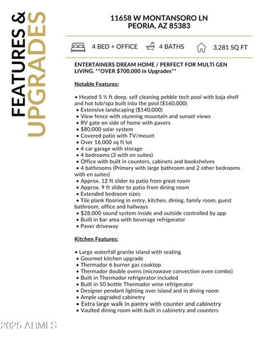 11658 W MONTANSORO Lane, Peoria, AZ 85383