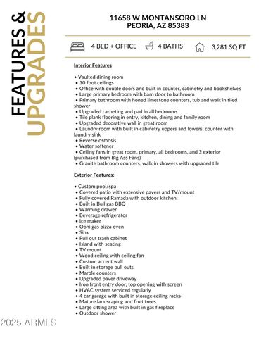 11658 W MONTANSORO Lane, Peoria, AZ 85383