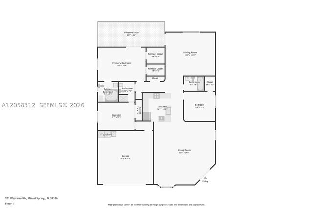 701 Westward Dr, Miami Springs, FL 33166