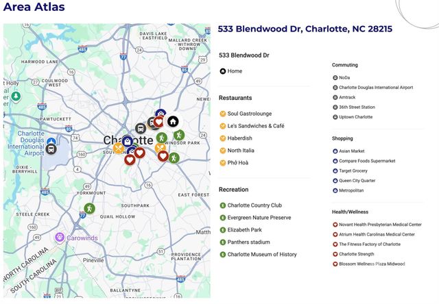 533 Blendwood Drive, Charlotte, NC 28215