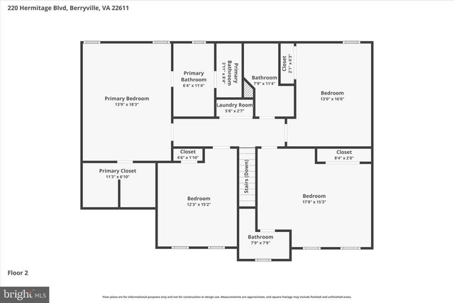 220 HERMITAGE BLVD, Berryville, VA 22611