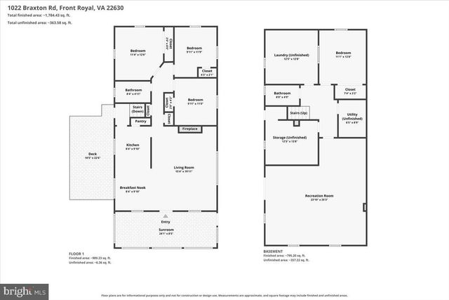 1022 BRAXTON RD, Front Royal, VA 22630