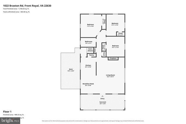1022 BRAXTON RD, Front Royal, VA 22630