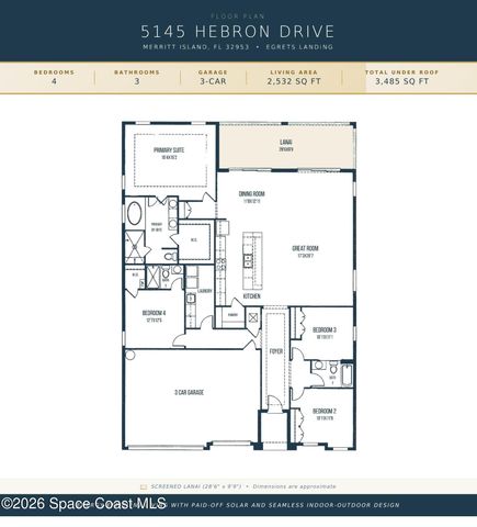 5145 Hebron Drive, Merritt Island, FL 32953