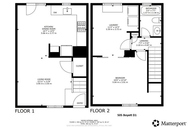 505 & 507, 500 & 502 Boyett & First Street A1-4, B 1-4, C1-4 & D1-4, College Station, TX 77840