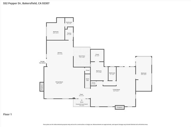 552 Pepper Drive, Bakersfield, CA 93307