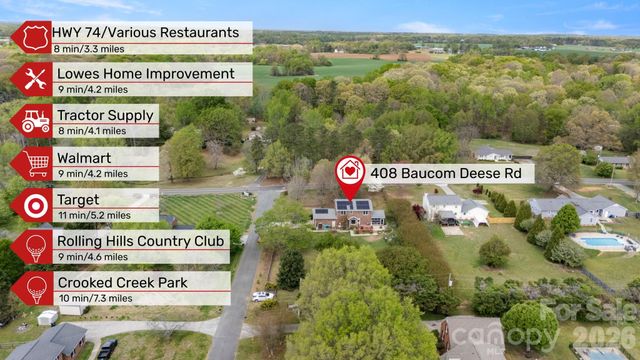 408 Baucom Deese Road, Monroe, NC 28110