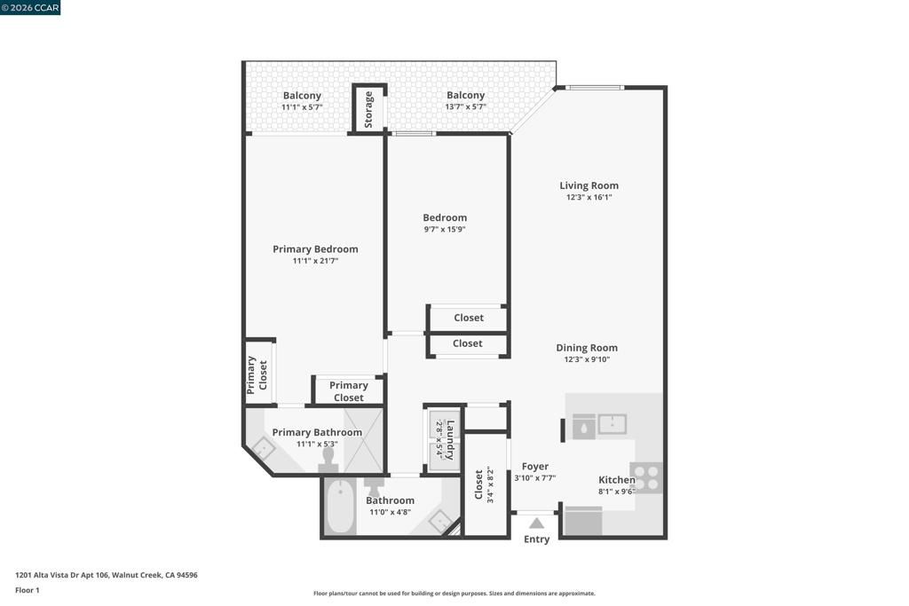 Image 43 of property listing at 1201 Alta Vista Drive 106, Walnut Creek, CA 94596