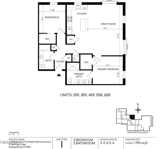 19 Washington Street 558 I, Saratoga Springs, Inside, NY 12866