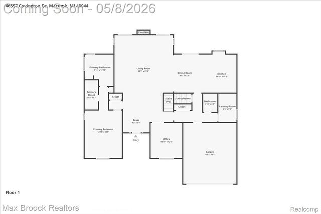 46597 Covington Drive, Macomb Township, MI 48044