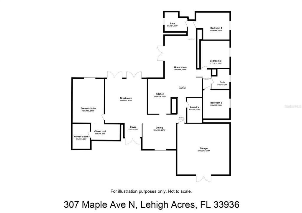 Image 27 of property listing at 307 MAPLE AVENUE N, Lehigh Acres, FL 33936