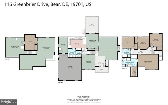 116 GREENBRIER DR, Bear, DE 19701