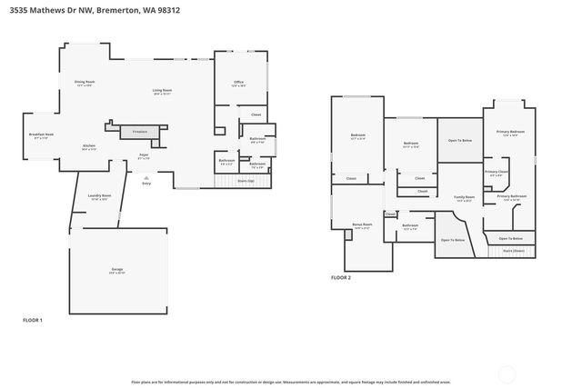 3535 Mathews Drive NW, Bremerton, WA 98312