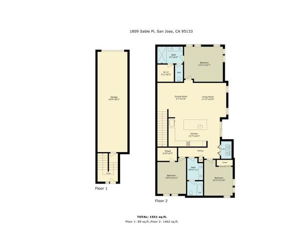 1809 Sable Place, San Jose, CA 95133