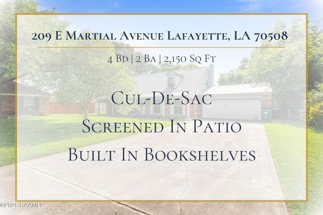 209 E Martial Avenue, Lafayette, LA 70508