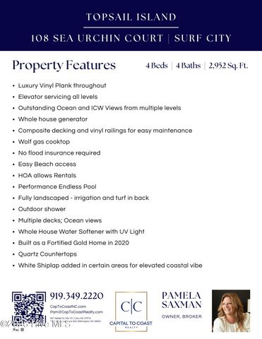 108 Sea Urchin Court, Holly Ridge, NC 28445