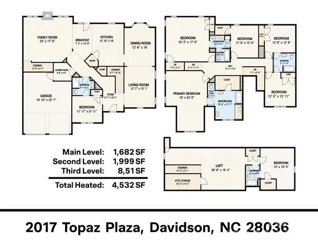2017 Topaz Plaza, Davidson, NC 28036