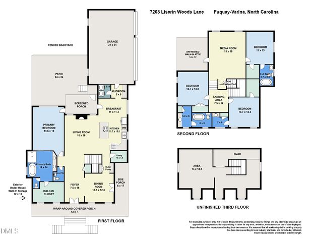 7208 Liserin Woods Lane, Fuquay Varina, NC 27526