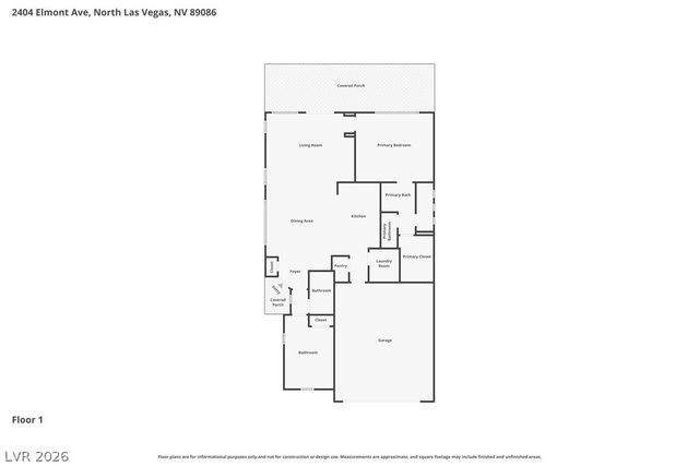 2404 Elmont Avenue, North Las Vegas, NV 89086