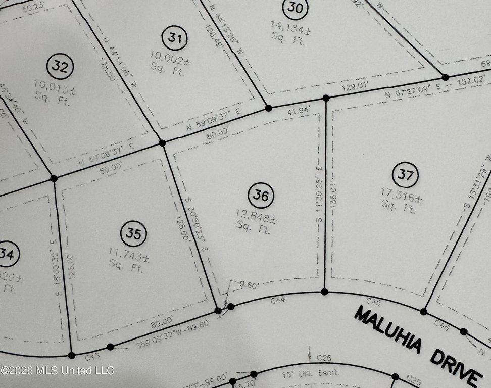 Lot 36 Maluhia Drive, Diamondhead, MS 39525
