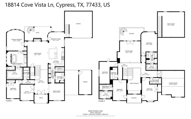 18814 Cove Vista Lane, Cypress, TX 77433