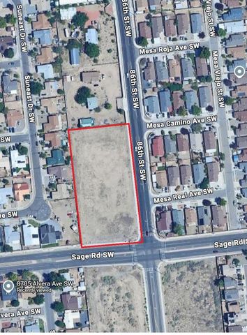 86th & Sage Avenue SW, Albuquerque, NM 87121