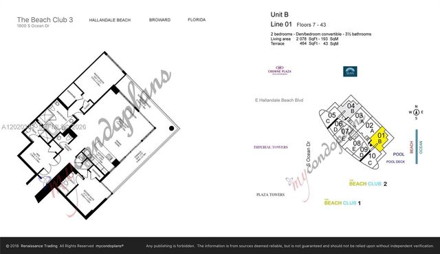 1800 S Ocean Drive 2301, Hallandale Beach, FL 33009