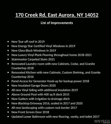 170 Creek Road, Elma, NY 14052