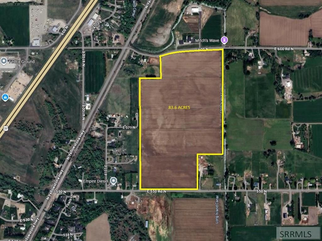 Image 2 of property listing at 83.6 AC 600 N, Rigby, ID 83442