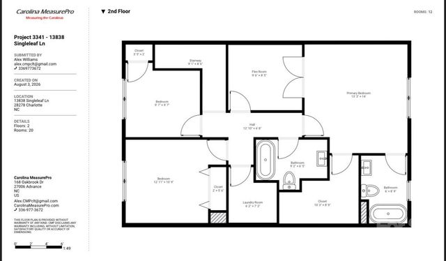 13838 Singleleaf Lane, Charlotte, NC 28278