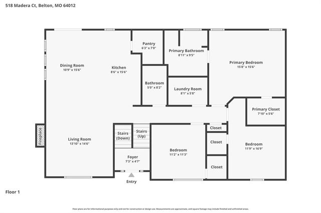 518 Madera Court, Belton, MO 64012