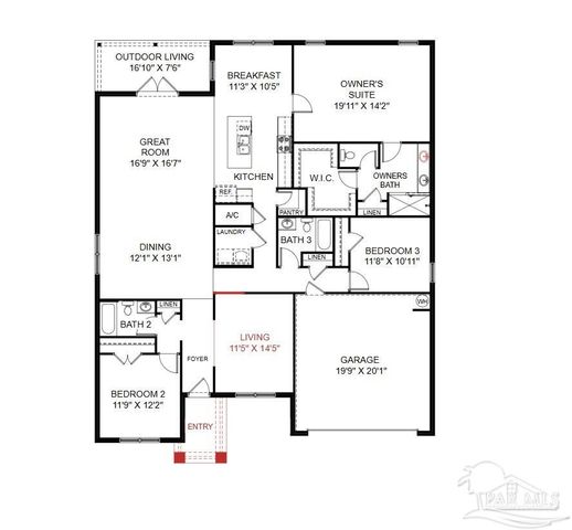 6988 Terrapin Dr, Pace, FL 32571