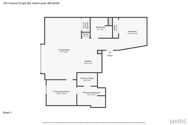 1511 Locust Street 306, St Louis, MO 63103