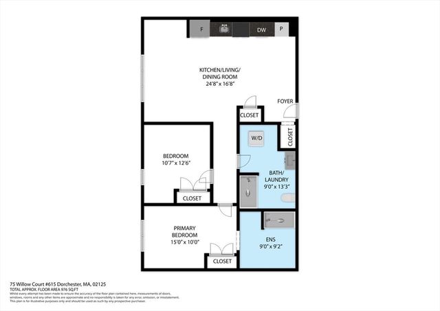 75 Willow Ct 615, Boston, MA 02125