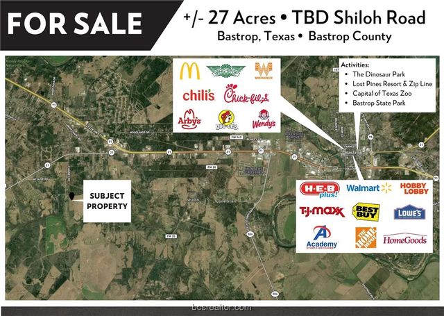 TBD (27 Acres) Shiloh Road, Bastrop, TX 78602