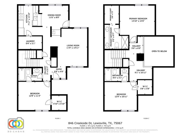 846 Creekside Drive, Lewisville, TX 75067