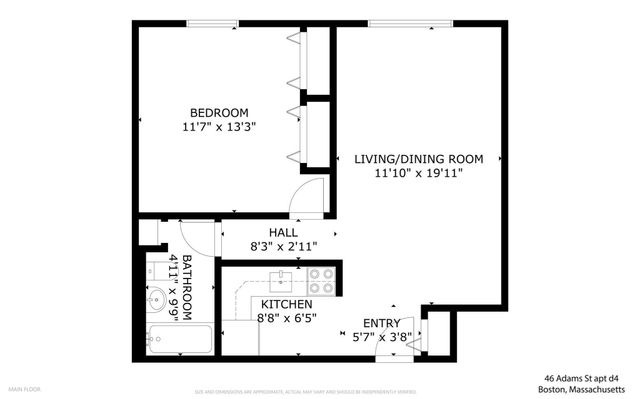 46 Adams St D-4, Boston, MA 02122