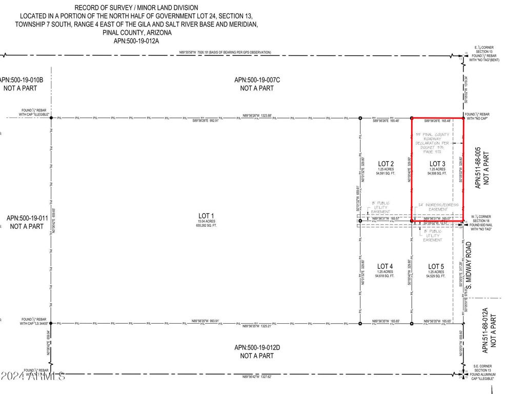 LOT 3 S MIDWAY (WEST) Road 3, Casa Grande, AZ 85193 — photo 2