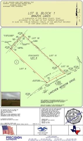 13702 Lakeview Meadow Drive, Richmond, TX 77469