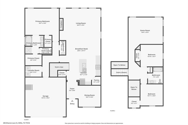205 Elianne Lace Court, Willis, TX 77318