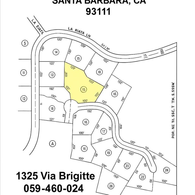 1325 Via Brigitte, Santa Barbara, CA 93111