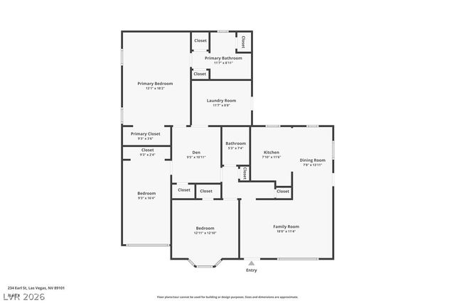 234 Earl Street, Las Vegas, NV 89101