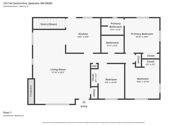 1217 W Central Ave, Spokane, WA 99205