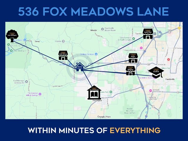 536 N Fox Meadows Lane, Fayetteville, AR 72704