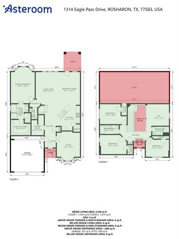 1314 Eagle Pass Drive, Rosharon, TX 77583