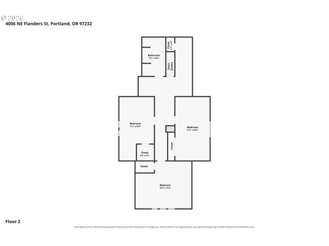 4006 Ne FLANDERS St, Portland, OR 97232