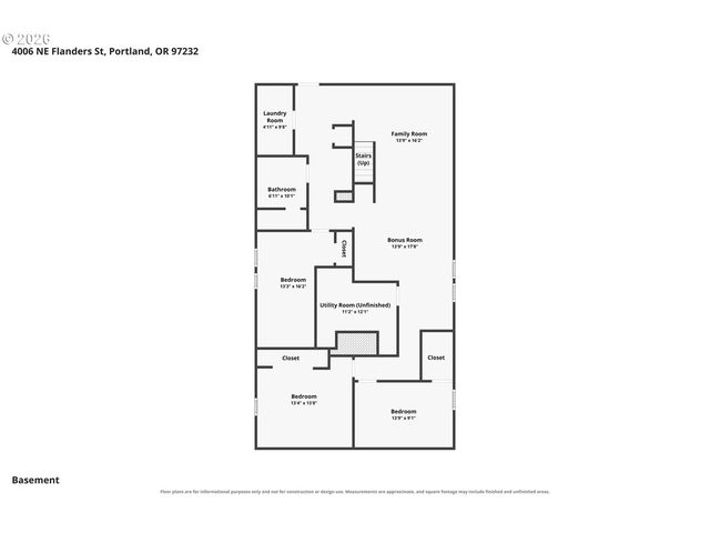 4006 Ne FLANDERS St, Portland, OR 97232