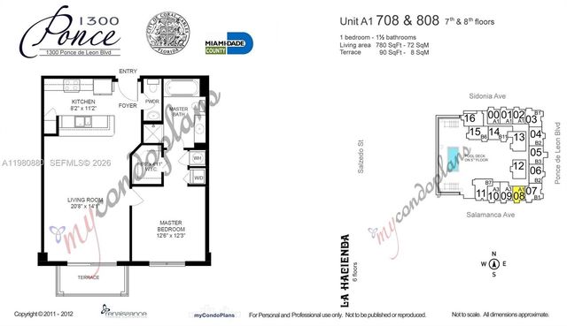 1300 Ponce De Leon Blvd 808, Coral Gables, FL 33134